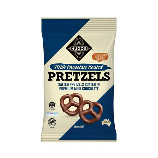 Hugos Milk Chocolate Pretzels - 150g