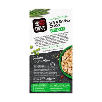 Mr Chen's Saucy Soy & Spring Onion Hand Pulled Style Noodle - 320g