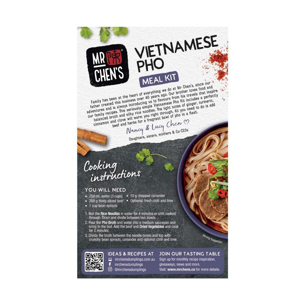 Mr Chen's Vietnamese Pho Meal Kit - 250g