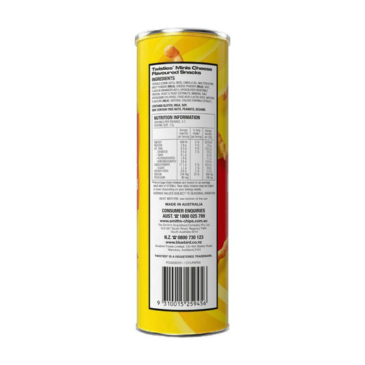 Twisties Minis Cheese Flavoured Snacks - 115g