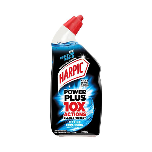 Harpic Power Plus Toilet Cleaner Marine Explosion - 500mL