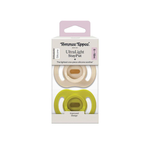Tommee Tippee Ultralight Soother 6-18m - 2 Pack