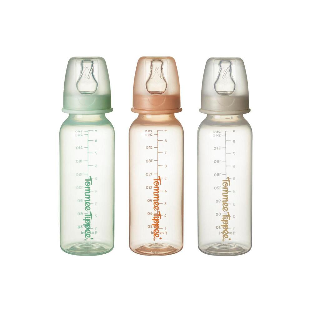 Tommee Tippee Narrow Neck Bottles 0m+ 250ml - 3 Pack