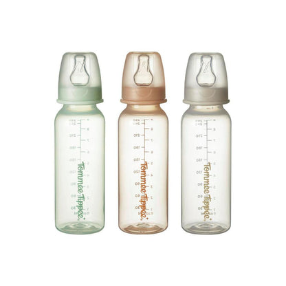 Tommee Tippee Narrow Neck Bottles 0m+ 250ml - 3 Pack