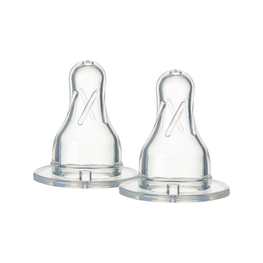 Tommee Tippee Narrow Neck Medium Flow Teat 3m+ - 2 Pack