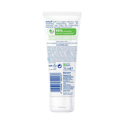 Nivea Soft Cream Face Tube Light - 75mL