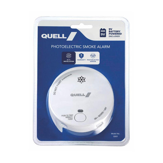 Quell Q501 Smoke Alarm Photoelectric - 1 Each