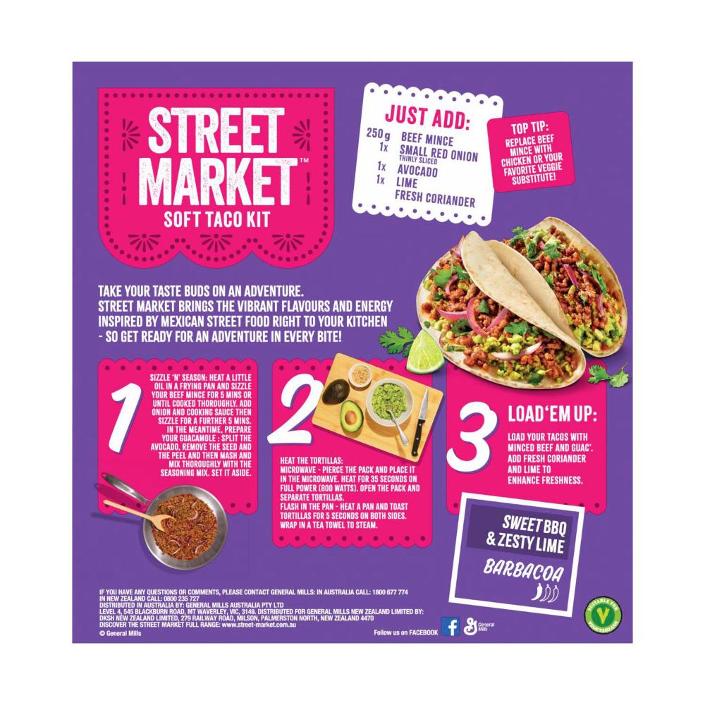 Street Market Tortilla Meal Kit BBQ - 255g