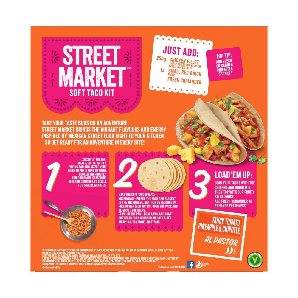 Street Market Soft Taco Kit Al Pastor - 257g