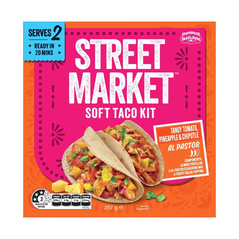 Street Market Soft Taco Kit Al Pastor - 257g