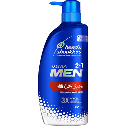 Head & Shoulders Ultra Men 2 In 1 Old Spice Shampoo & Conditioner 750ml