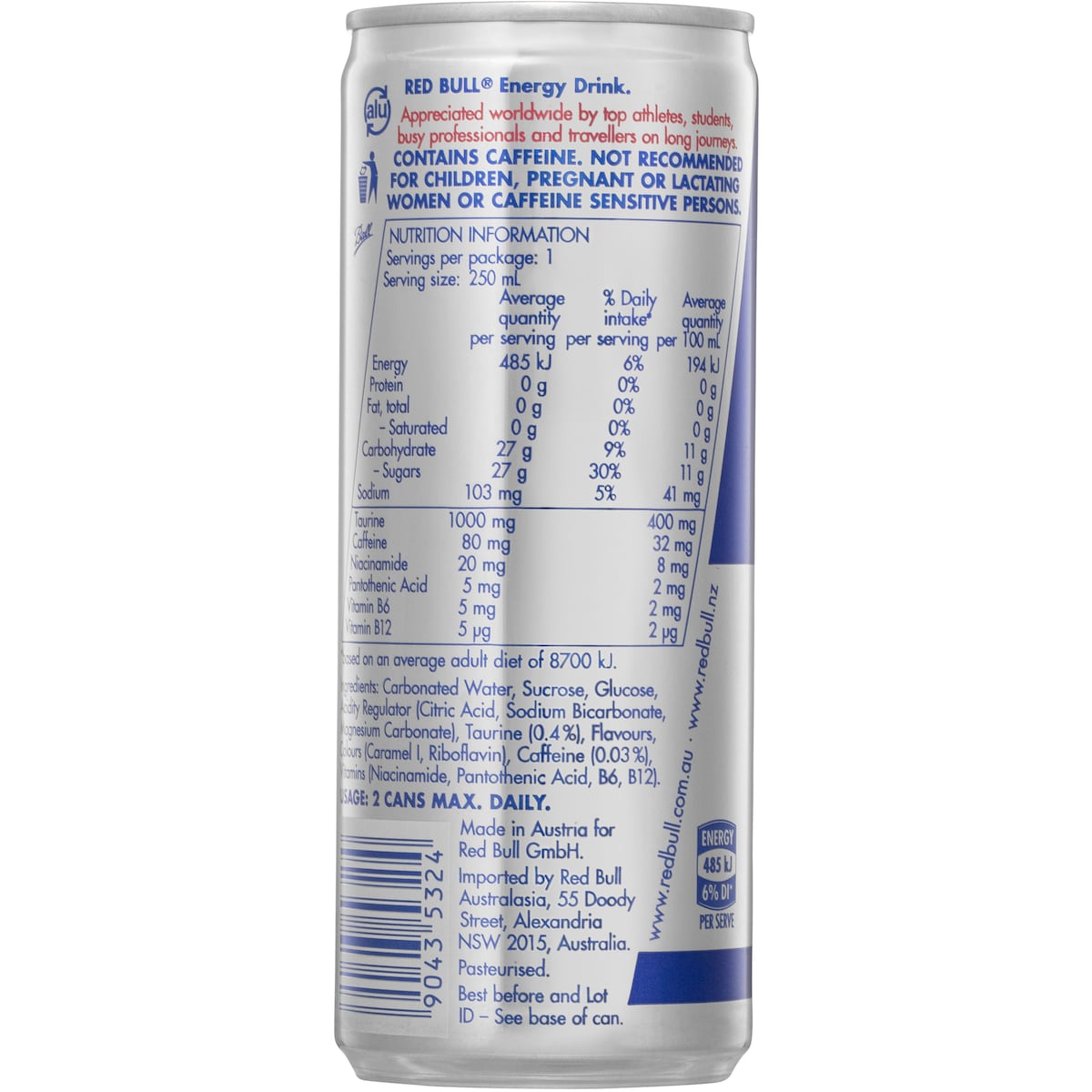 Red Bull Energy Drink 250ml