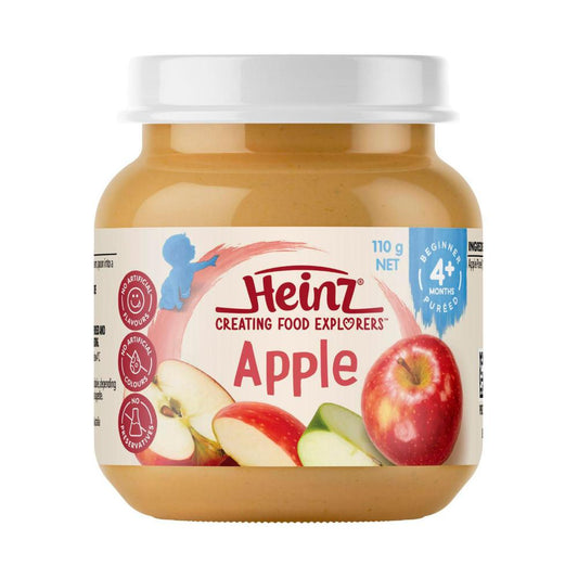 Heinz Apple Puree Baby Food Jar 4+ Months - 110g