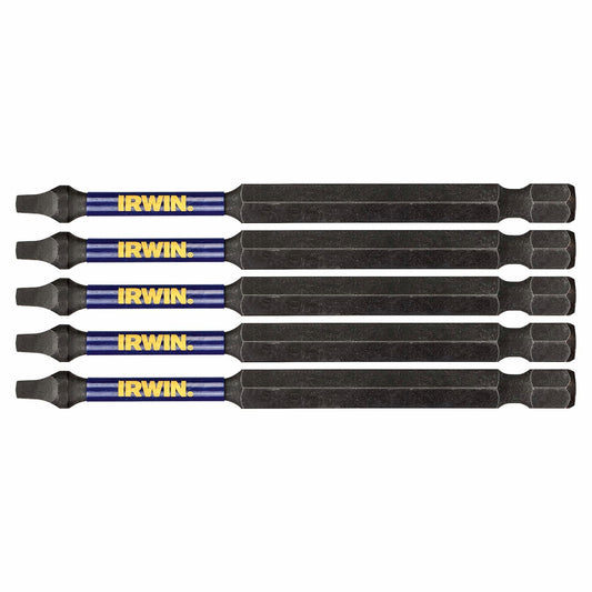 Irwin Impact Pro Performance Bits 89mm SQ2 5 Pack