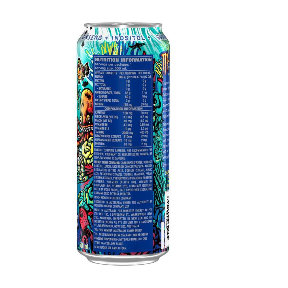 Monster Energy Aussie Lemonade Can - 500mL