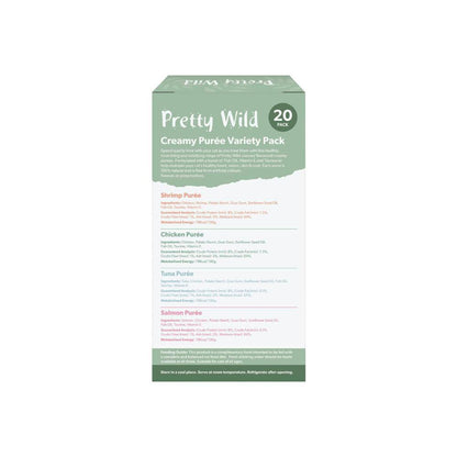 Pretty Wild Creamy Puree Cat Treats 15g - 20 Pack