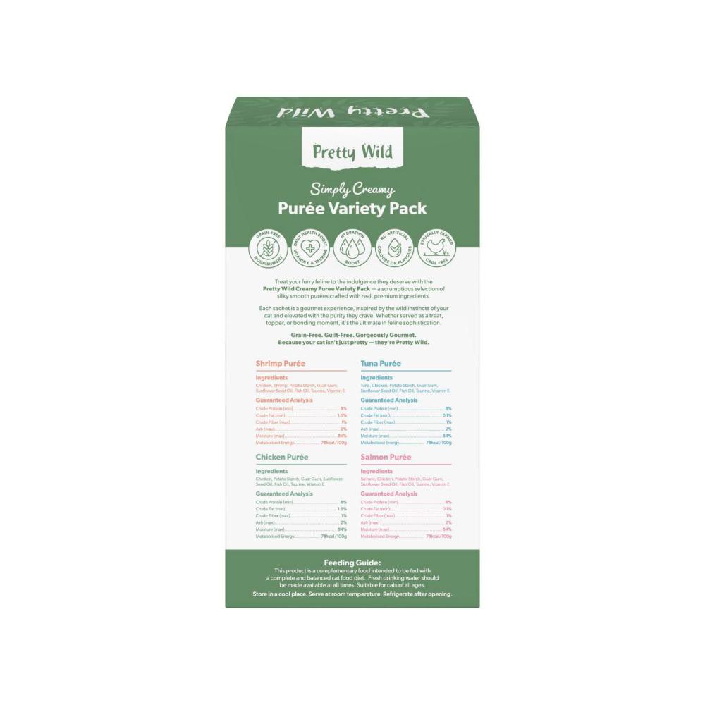 Pretty Wild Creamy Puree Cat Treats 15g - 20 Pack