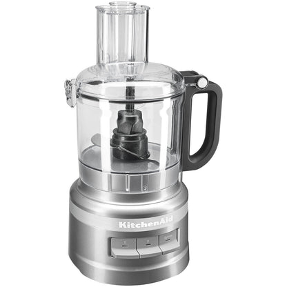 Kitchenaid 7 Cup Food Processor 250W 5KFP0719ACU Contour Silver Easy Clean