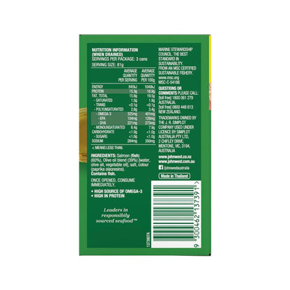 John West Olive Oil Blend Salmon Multipack 3 Pack - 95g