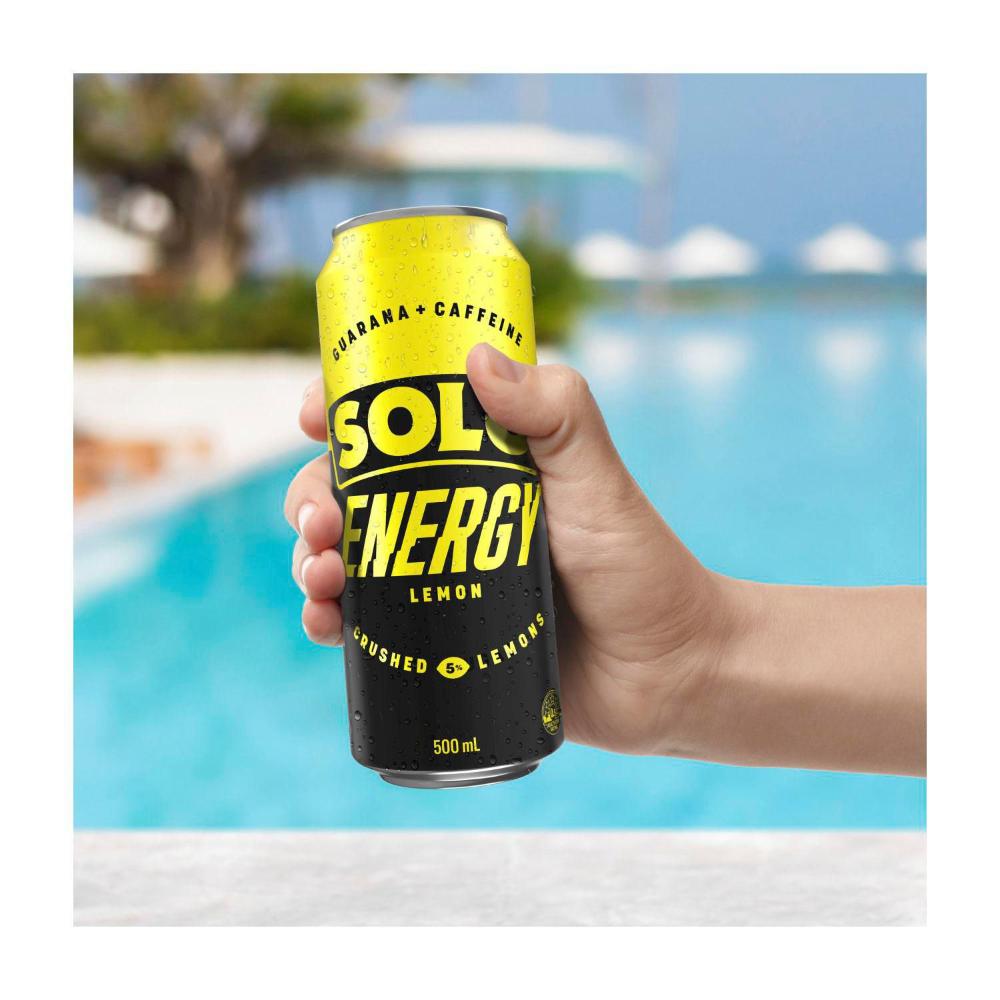 Solo Energy Drink Lemon Can - 500mL