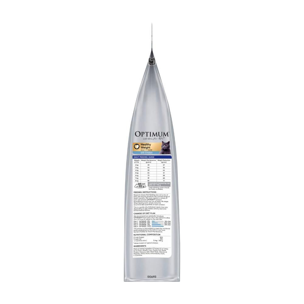 Optimum Dry Cat Food Healthy Weight - 1.4Kg