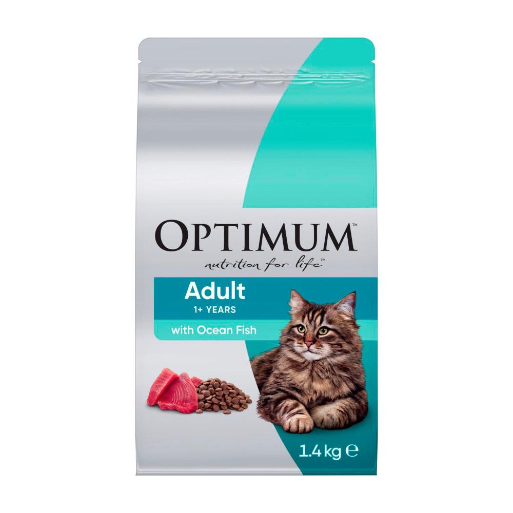 Optimum Dry Cat Food Ocean Fish - 1.4kg