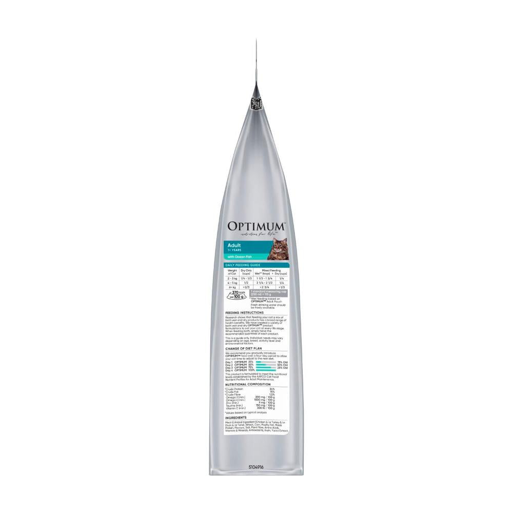 Optimum Dry Cat Food Ocean Fish - 1.4kg