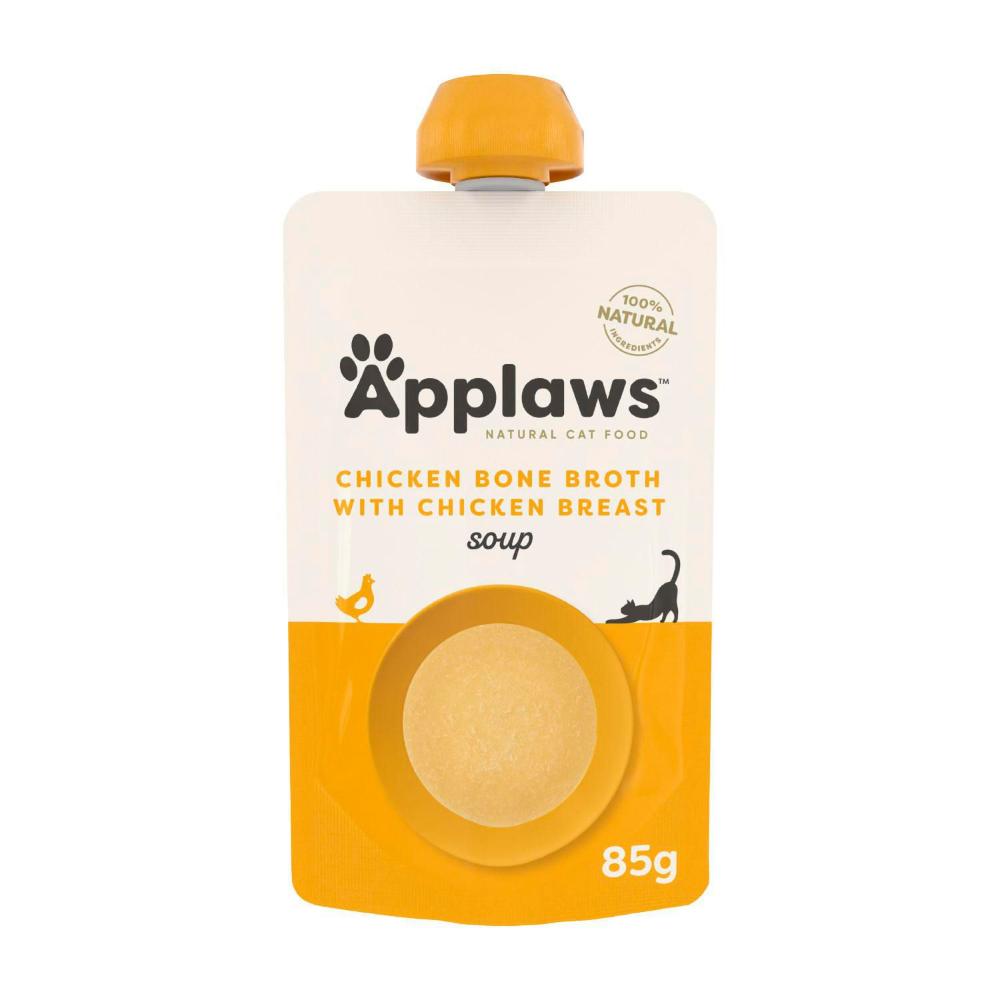 Applaws Cat Food Chicken Bone Broth With Chicken Breast Soup - 85g