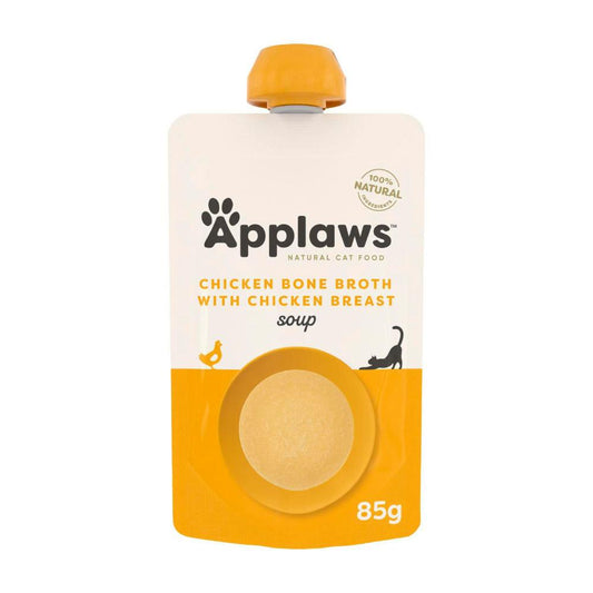 Applaws Cat Food Chicken Bone Broth With Chicken Breast Soup - 85g