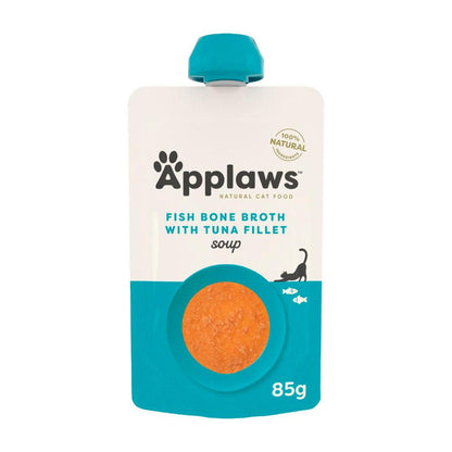 Applaws Cat Food Fish Bone Broth With Tuna Fillet Soup - 85g