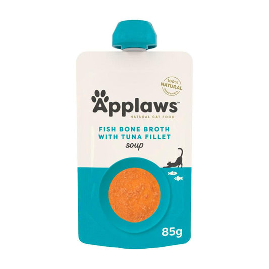 Applaws Cat Food Fish Bone Broth With Tuna Fillet Soup - 85g