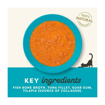 Applaws Cat Food Fish Bone Broth With Tuna Fillet Soup - 85g