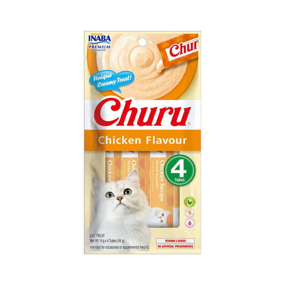 Churu Puree Chicken Flavour Cat Treats - 56g