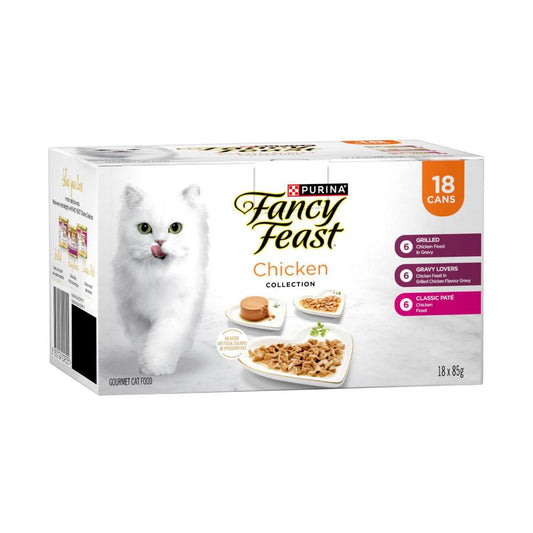 Fancy Feast assic Cat Food Collection Chicken 18x85g - 18 Pack