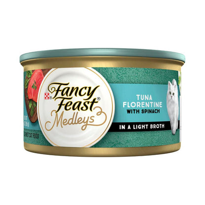 Fancy Feast Medleys Cat Food Tuna Florentine - 85g