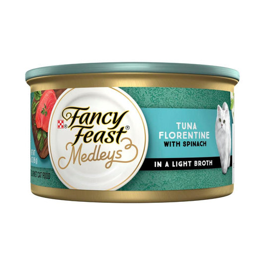 Fancy Feast Medleys Cat Food Tuna Florentine - 85g