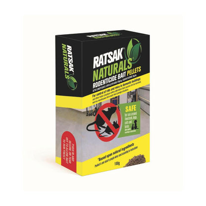 Ratsak Naturals Rodenticide Bait Pellets - 100g