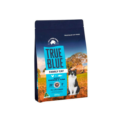 True Blue Aussie Chicken & Tuna Dry Cat Food - 800g