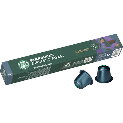 Starbucks By Nespresso Decaf Espresso Roast Coffee Pods 10 Pack