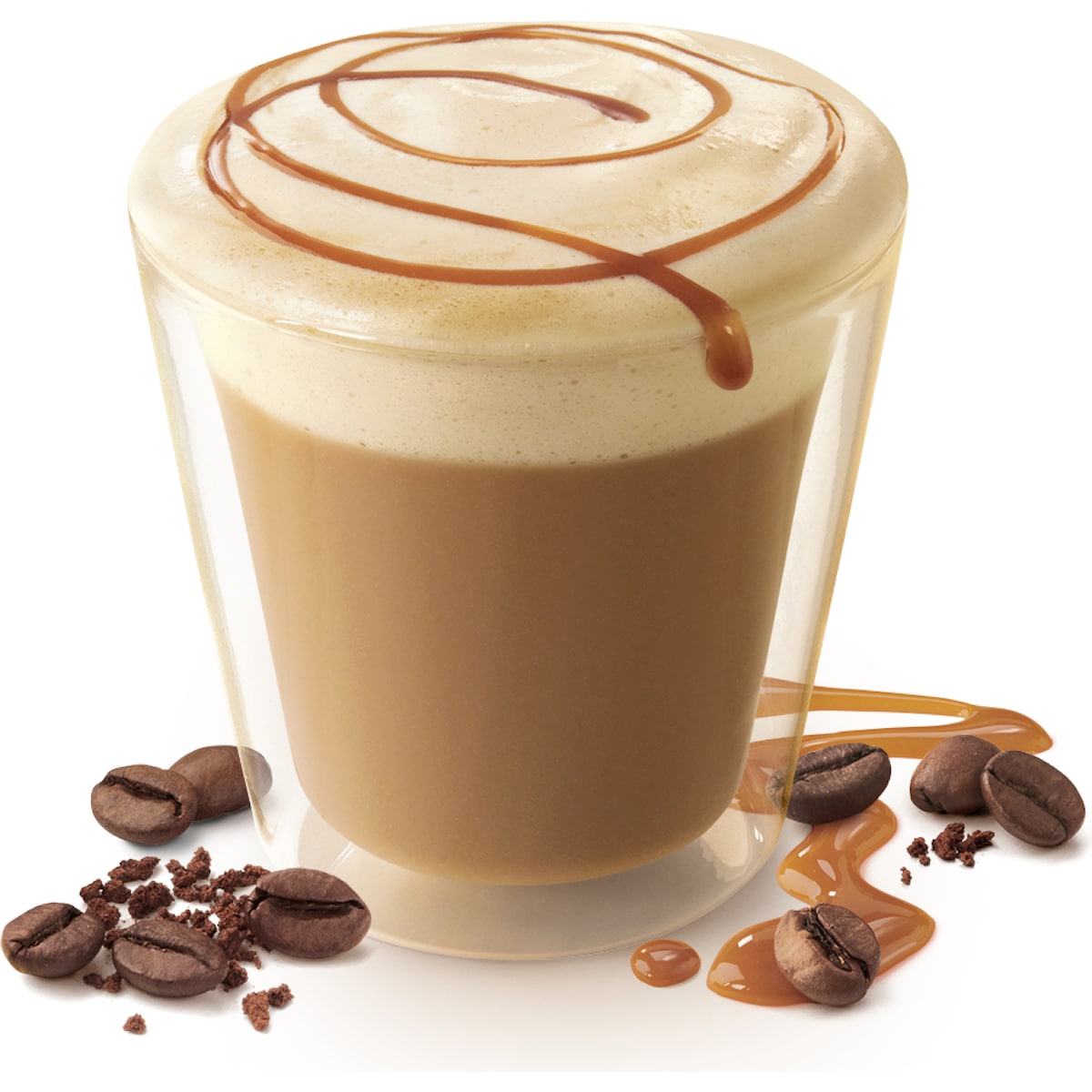 Nescafe 98% Sugar Free Caramel Latte Coffee Sachets 10 Pack