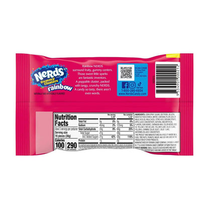 Nerds Gummy Clusters Rainbow Pouch - 85g