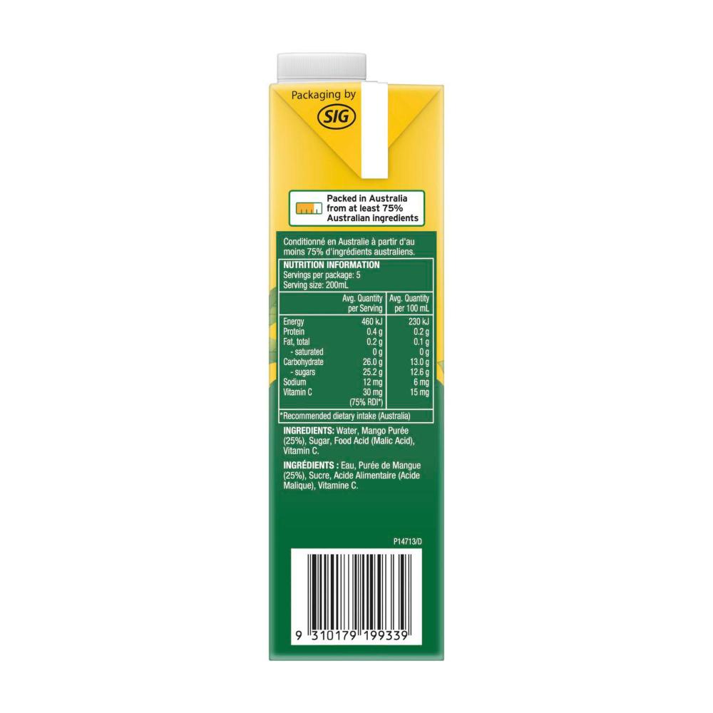 Golden Cire Tetra Drink Mango Nectar - 1L