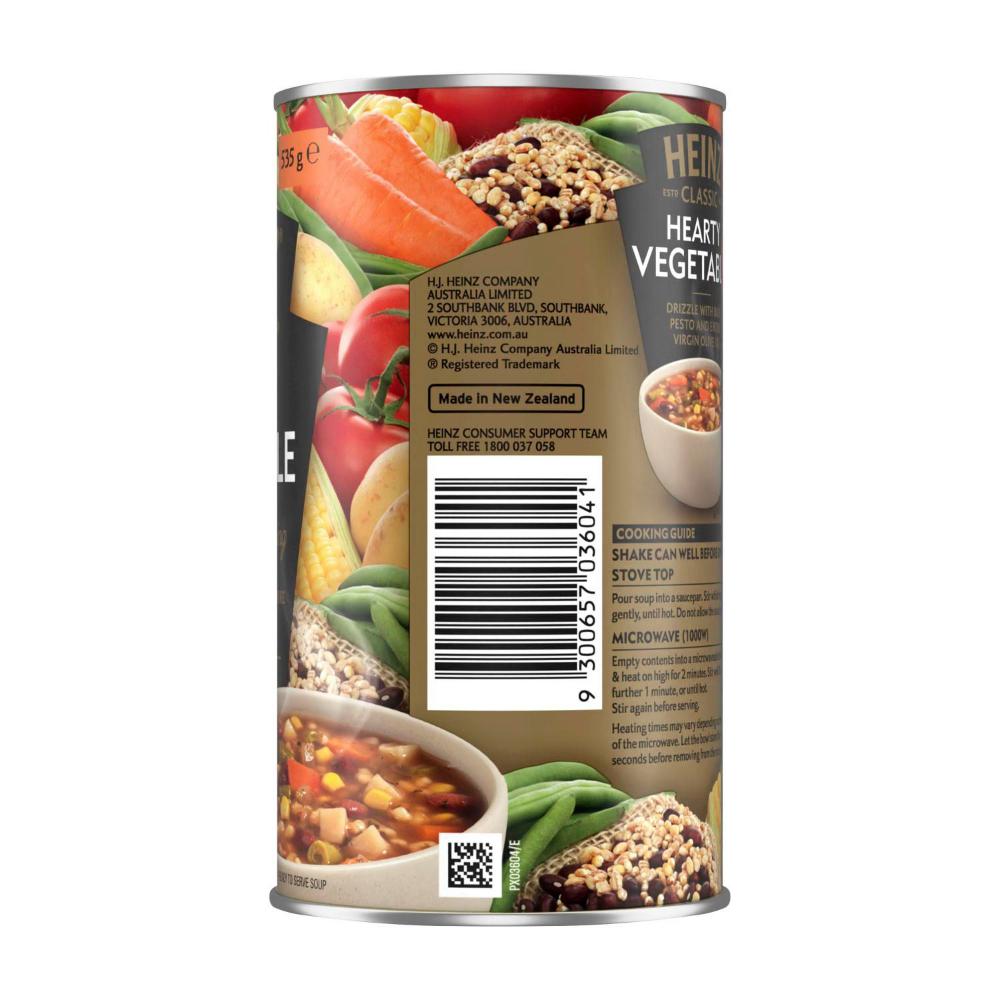 Heinz Classic Hearty Vegetable Soup Can - 535g