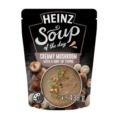 Heinz Soup Of The Day Mushroom & Thyme Vegetable Soup - 430g