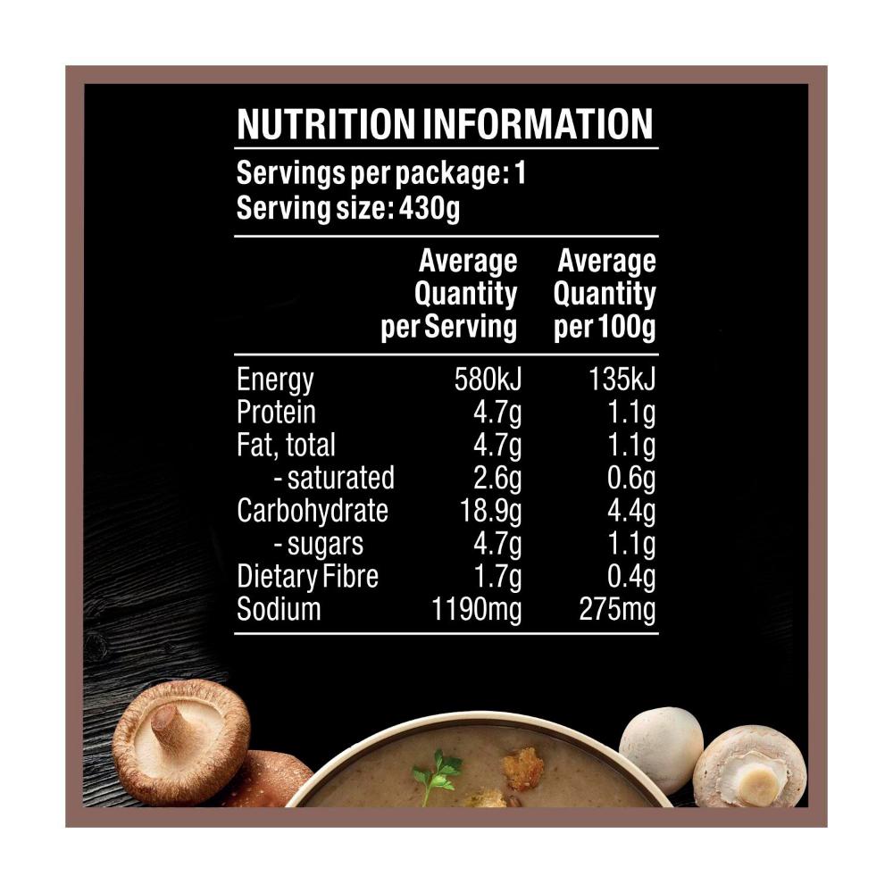 Heinz Soup Of The Day Mushroom & Thyme Vegetable Soup - 430g