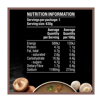 Heinz Soup Of The Day Mushroom & Thyme Vegetable Soup - 430g