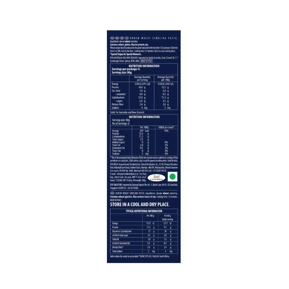 Barilla Collezione Farfalle Pasta - 500g