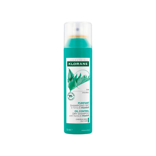 Klorane Dry Shampoo Oil Control With Nettle And Vit E - 150mL