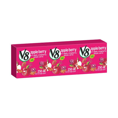 Campbell's V8 Apple Berry Fusion Juice 250ml - 3 Pack