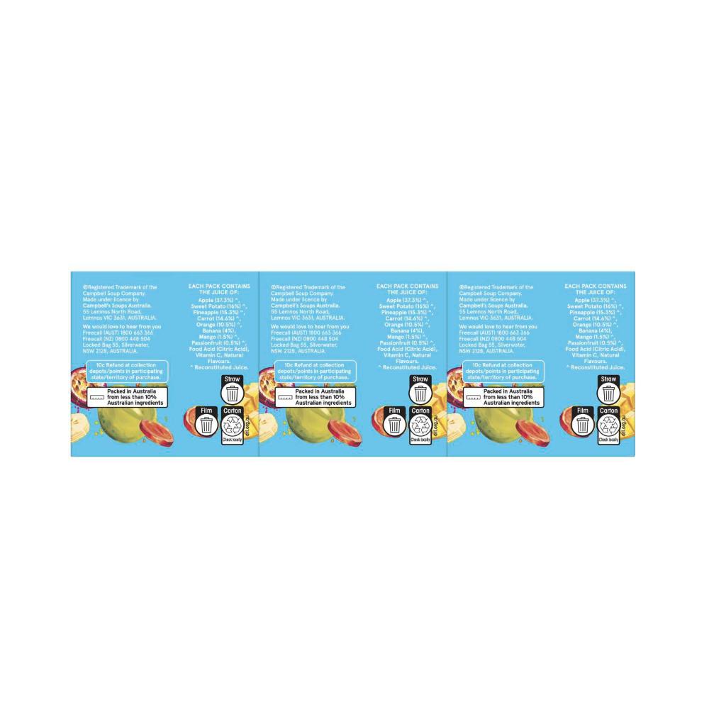 Campbell's V8 Breakfast Juice Box 250ml - 3 Pack